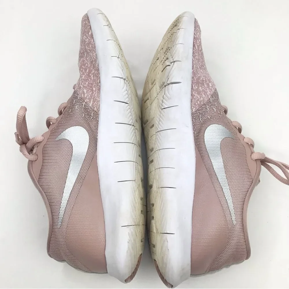 Nike Flex Contact Mottled Pink Lightweight Running Athletic Performance Sneakers